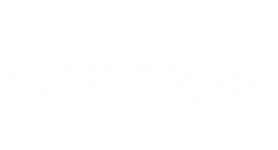sudbury.com white logo
